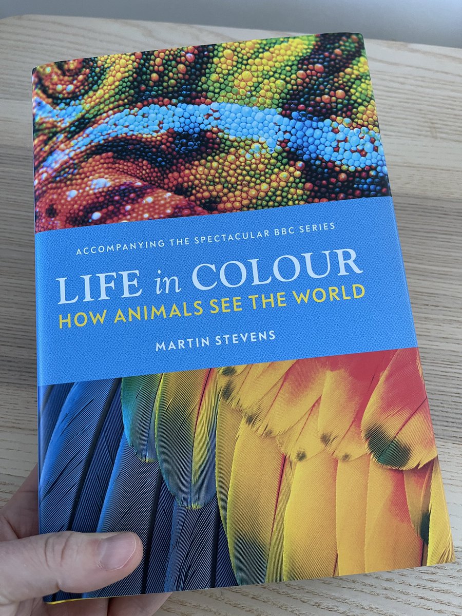 SensoryEcology's tweet photo. Life in Colour - published today! Ready for the new Attenborough TV series, which begins this weekend on BBC 1.  https://t.co/DFCn5SmCPy #colsci #lifeincolour https://t.co/fxI7mYAvJr
