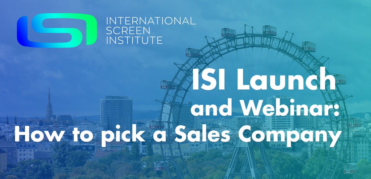 Free sign up! Join founding partners <a href="/TerraMaterFS/">Terra Mater</a> &amp; #satelfilm for the #ISILaunch <a href="/screeninstitute/">ISI International Screen Institute</a> on 2/3 at 1pm CET <a href="/efm_berlinale/">European Film Market</a> followed by webinar How To Pick A Sales Company with <a href="/JuliaAShort/">Julia Short</a> &amp; <a href="/msbeaneu/">Beatrice Neumann</a>. For more info screeninstitute.eu