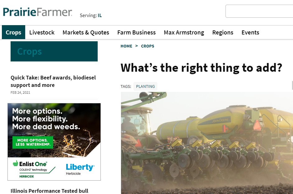 My two cents on how to cut through the "must do" input investment fog - even if it is just a cent and a half.  Thanks <a href="/hollyspangler/">Holly Spangler</a> for the chance to visit.  See: farmprogress.com/crops/whats-ri…