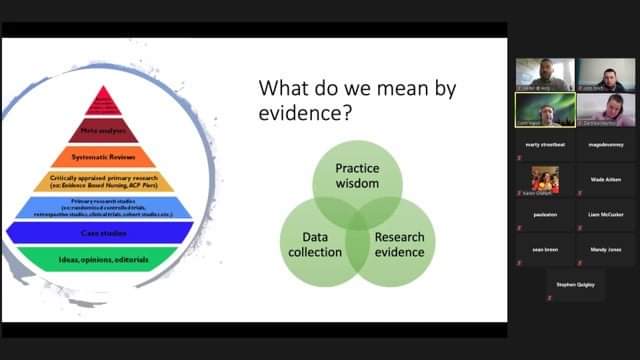 NorthWestYouth1's tweet image. Part one of today's START capacity building training with Dr, Colm Walsh, focuses on Evidence based practice.
@YcTower @smyccreggan @eayouthservice
#Capacitybuilding  #developingtheworkforce