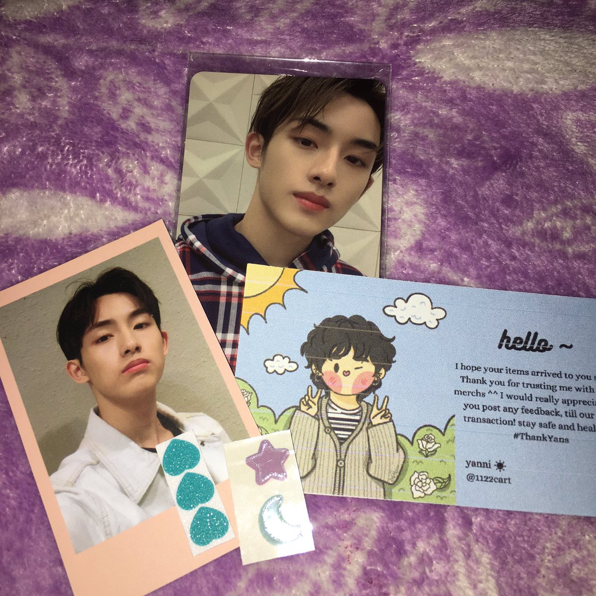 YUC4KEZ's tweet photo. these babies finally came home ! thank u so much to @1122cart & @weisalesv !! super cute ng packaging and i’m glad that it arrived to me well.
i also bought these for a cheap price considering that it’s a kihno pc kaya thank you talaga 🥺
#ThankYans
#weixiev https://t.co/fTE3mlnoh3