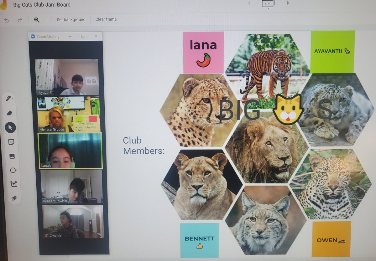 3G_Grubbs's tweet photo. DIGITAL LEARNING DAY AT SMITH! ANIMAL RESEARCH AND COLLABORATION WITH EACH OTHER THROUGH JAMBOARD!@smithelem_Noel #DLDay #FriscoFutureReady@smithelem_Noel https://t.co/xnUhuEeWvZ