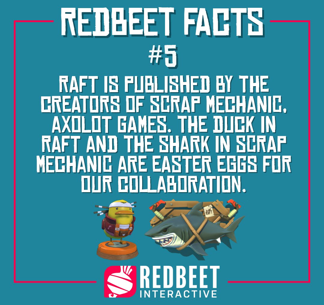 Did you know this about us and <a href="/AxolotGames/">Axolot</a> <a href="/ScrapMechanic/">Scrap Mechanic</a> ? We like our easter eggs.🐔