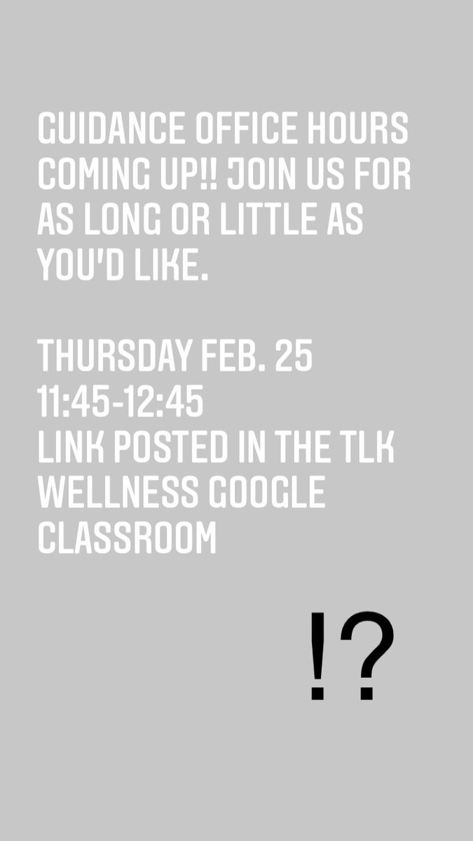 TLKGuidance's tweet image. Have some questions for guidance? Join us online at 11:45 today for as long or little as you’d like! @TLKLife