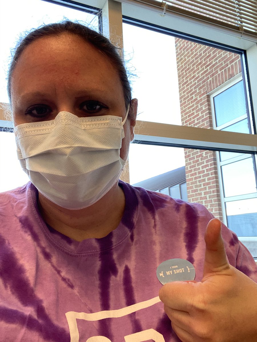 Got my first shot this morning! 🎉 One step closer to finding our new normal