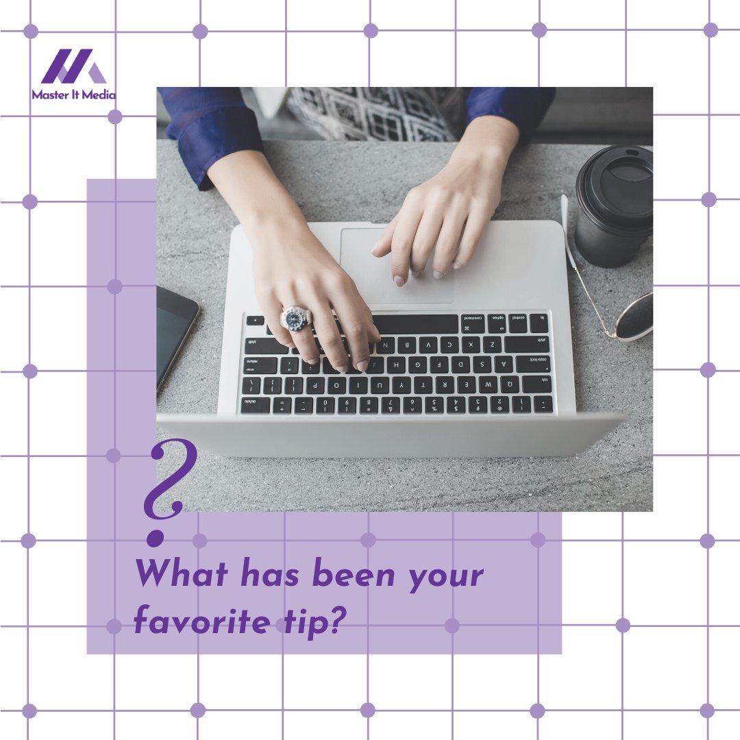 MasterItMedia's tweet image. What has been your favorite tip from #MasterItMedia ? 🤔 
We share a bunch of tips on our #MasterItMonday , #Youtube Channel, social media feeds,  and workshops. It would be cool to know what helped you the most in your business.
🤩
#SocialMedia #SmallBusiness #socialmediatips