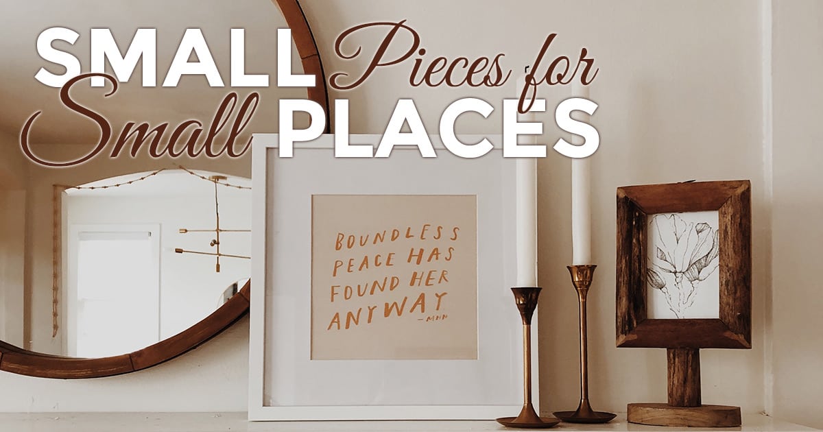 Small Pieces for Small Places - No room or area is too small for artwork! Let us show you how to fill those empty spaces, and how to make small pieces noticeable using framing.

thepictureframingpros.com/small-pieces-f…