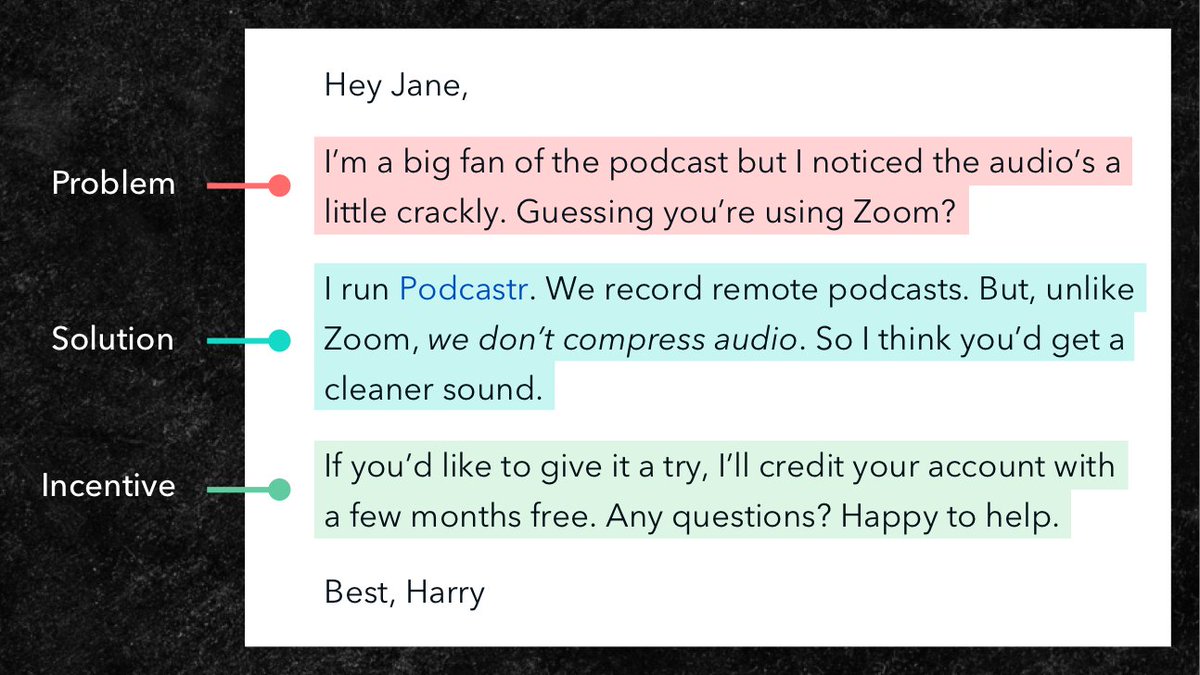 IndieHackers's tweet photo. Cold email. As simple as it should be.

h/t @goodmarketinghq https://t.co/XISGs0Lmp6