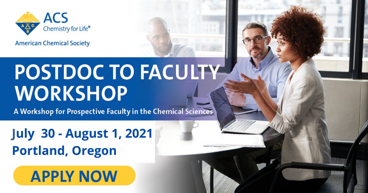 ACSGradsPostdoc's tweet image. Are you considering a rewarding career in #academia? The #P2F 3-day workshop can help prepare #postdocs who are interested in a faculty position in the chemical sciences at a college or university. Apply today! fal.cn/3dDFu