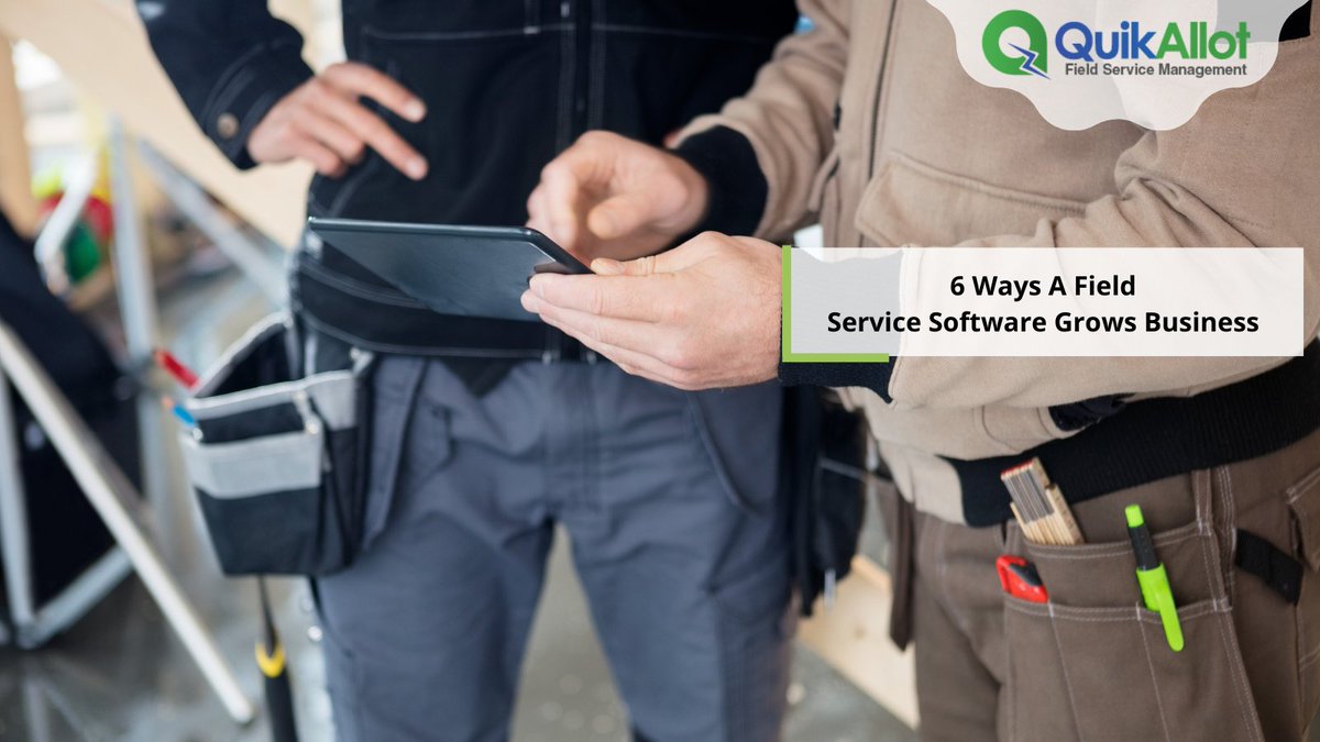 quikonesolution's tweet image. 6 Incredible Ways A #FieldServiceSchedulingSoftware Can Delight Your Customers – bit.ly/3us71NH
#FieldSchedulingTool #FieldWorkerManagementSoftware #FieldOperationsSoftware #FieldTechnicianSoftware #TechnicianManagementSoftware #QuikAllot