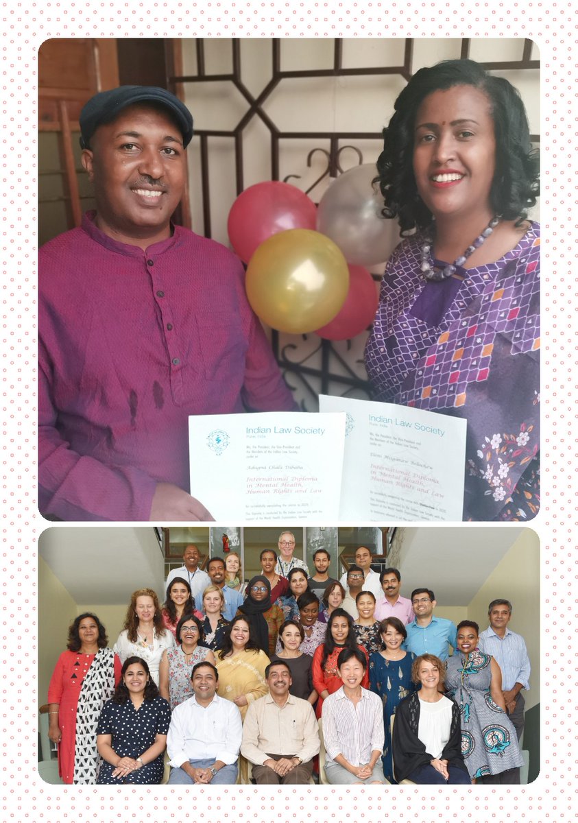Finally completed my Int'l Diploma in Mental Health, Human Rights and Law with distinction! Heartfelt thanks to <a href="/CMHLPIndia/">Centre for Mental Health Law & Policy, ILS, Pune</a> <a href="/WHO/">World Health Organization (WHO)</a> <a href="/ConsortiumAMARI/">AMARI-II</a> @global_peer @CharleneSunkel <a href="/netshrink/">Soumitra 🌻 সৌমিত্র சௌமித்ரா سومترہ</a> <a href="/Kaustubhjoag367/">Kaustubh Joag</a> for the support &amp; all faculty members+students for the insightful experience!