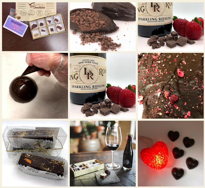 TWA_Network's tweet photo. The Monroe County Chapter of TWA celebrated a belated Galentine’s Day last night with the help of women-owned business @laughinggullcho. We had a virtual chocolate tasting and learned about the origins of each piece. Very cool! https://t.co/2gRbQLmSyu