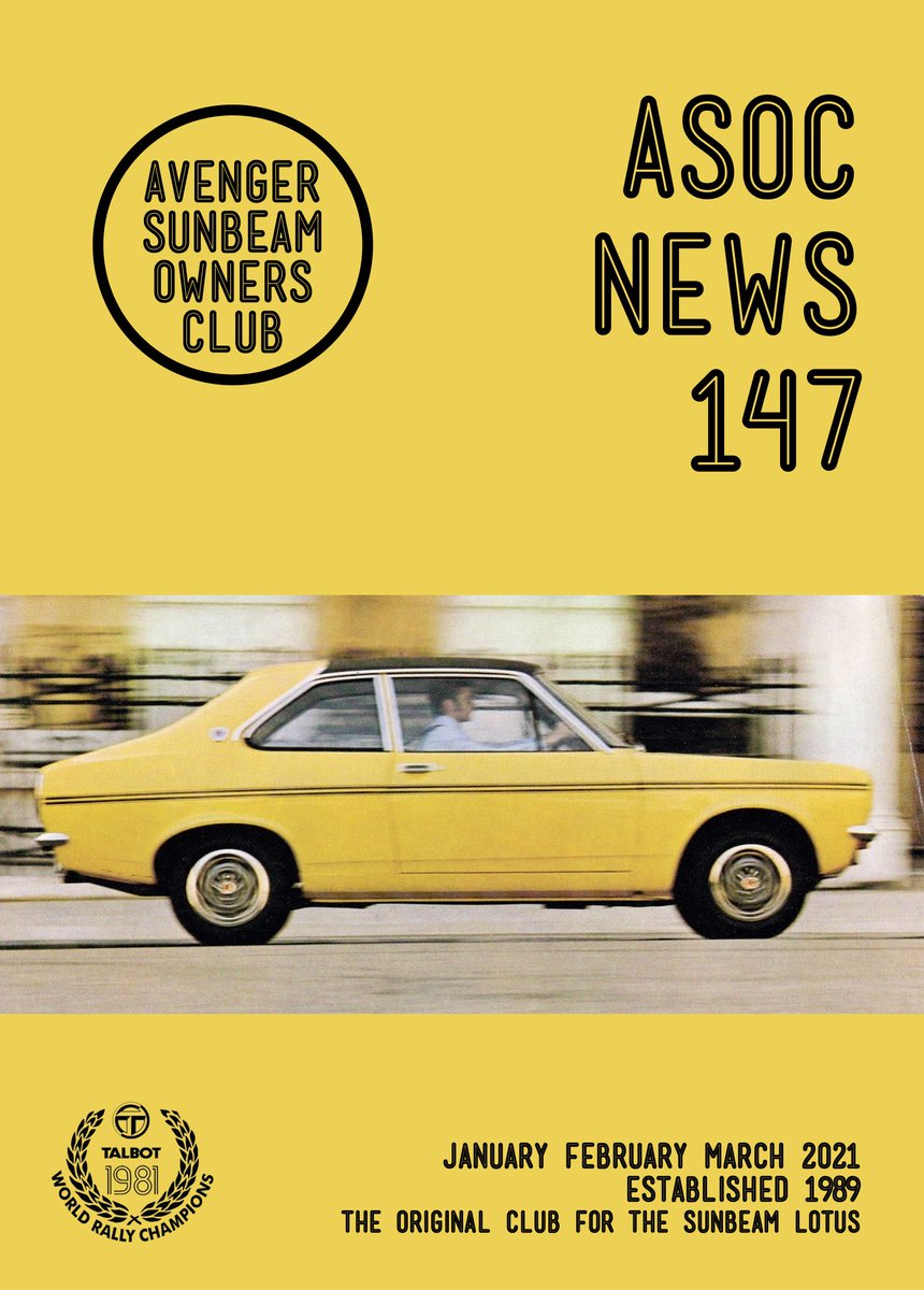 avengerSunbeam's tweet photo. Join us before the 1st March to ensure you receive ASOC News 147 https://t.co/0FNIDhyoL4 Owners and enthusiasts welcome.
Let your membership lapse? https://t.co/QfaQl72ulf
#Avenger #Sunbeam #AvengerGT #SunbeamTi #AvengerBRM #SunbeamLotus #Hillman #Chrysler #Talbot #Simca https://t.co/qkgtpEXV9V