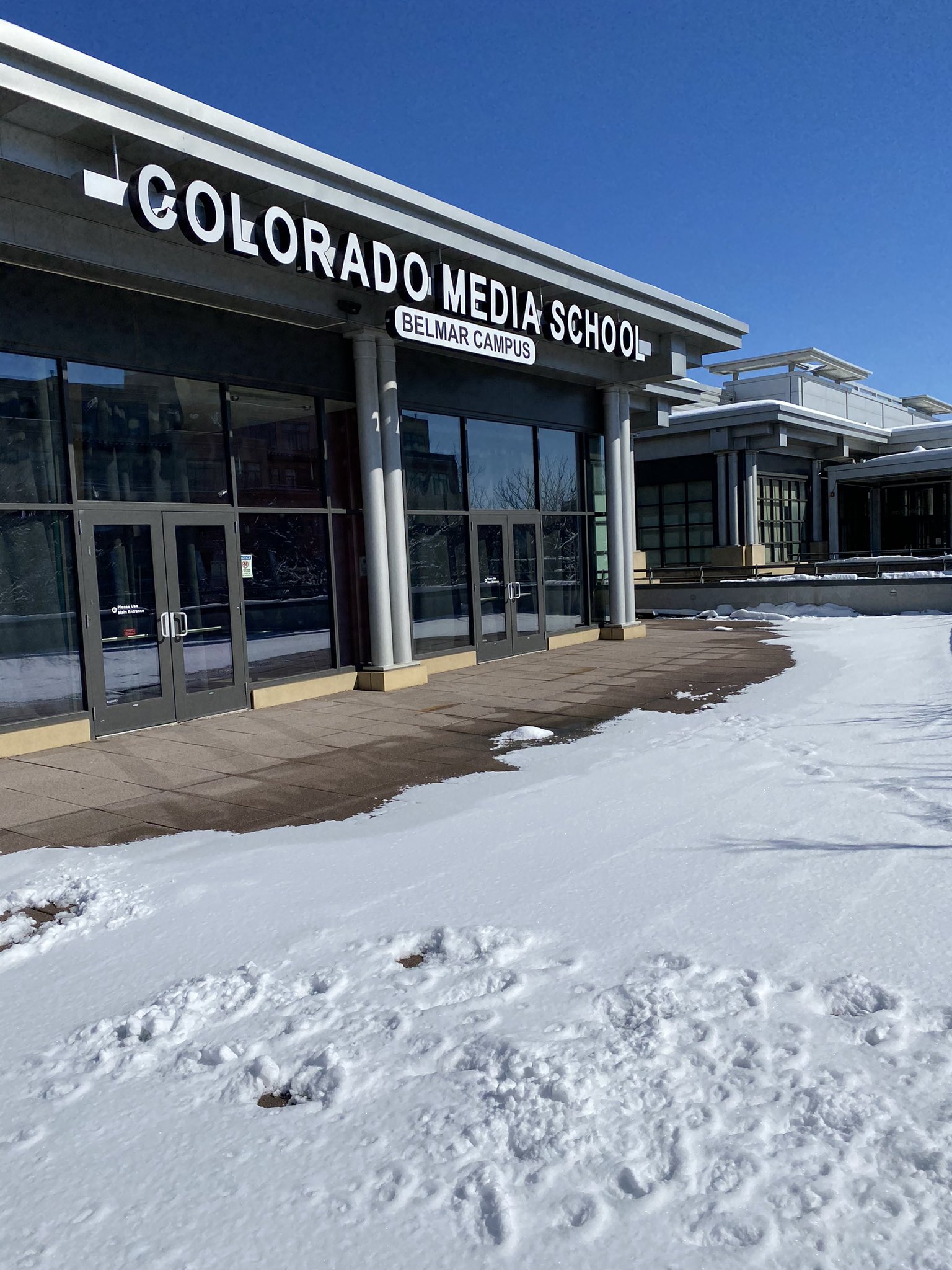 ColoradoMediaSchool on Twitter "Snow on campus today ️ Hope everyone