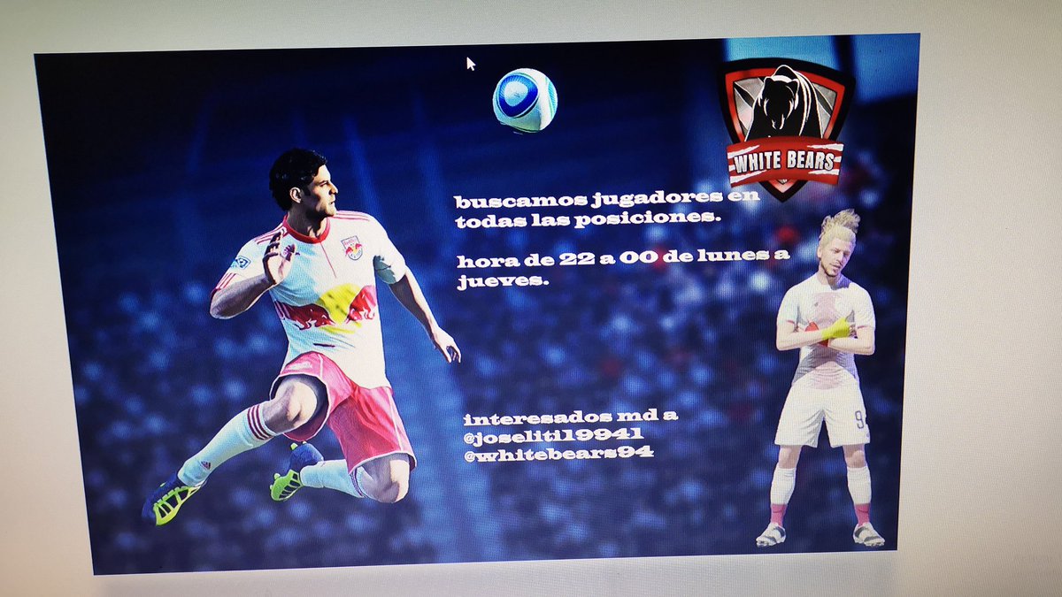 WhiteBears94's tweet photo. Buscamos jugadores https://t.co/Cvyuyi9LQy