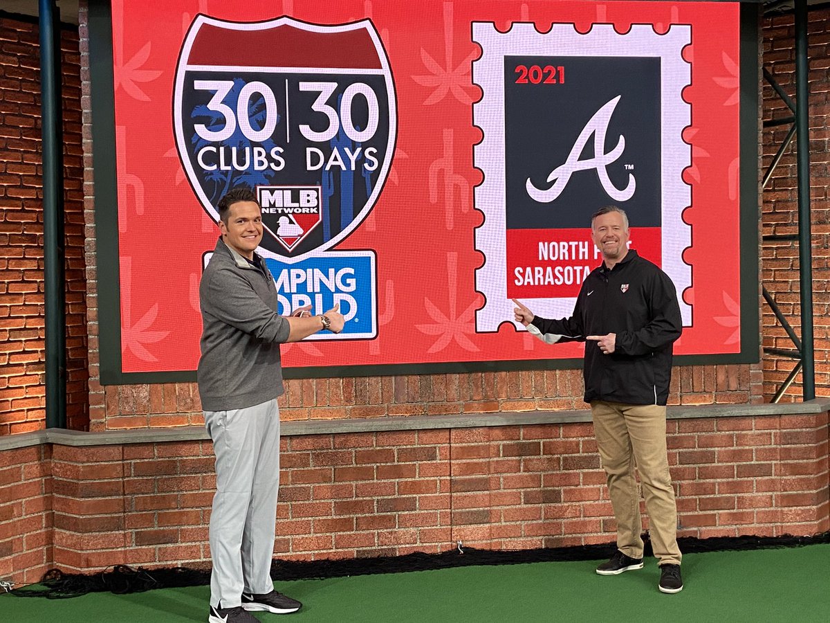 TheMayorsOffice's tweet photo. Here we go 30/30 starting tonight w the @Braves! Greg Amsinger and I breaking it down on @MLBNetwork tonight. Thx @revtown! https://t.co/5E64LU5Jn8