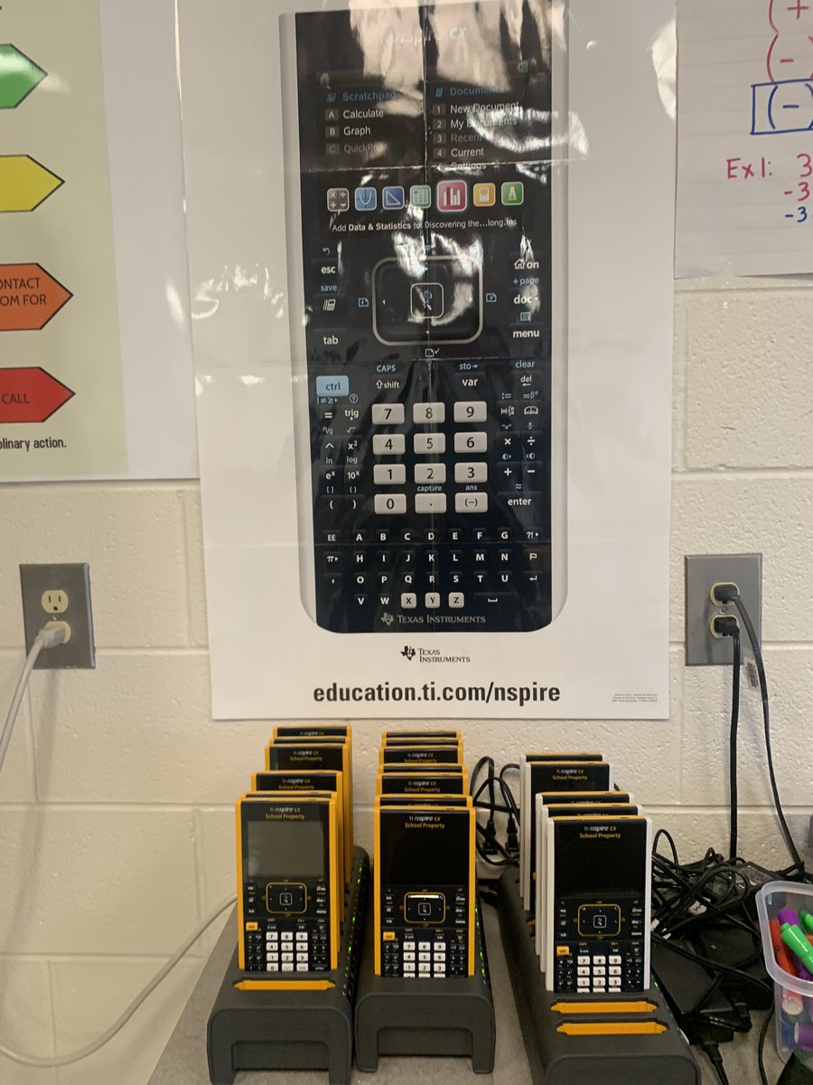 studdardmath's tweet photo. I introduced the new calculators to the accelerated 7th class. They are so excited to learn how to use them. Great curious conversations on math, calculations, graphing and “what does this do?”@BBCMHS @RobertaLudwigs2 https://t.co/cM39LiyGIb