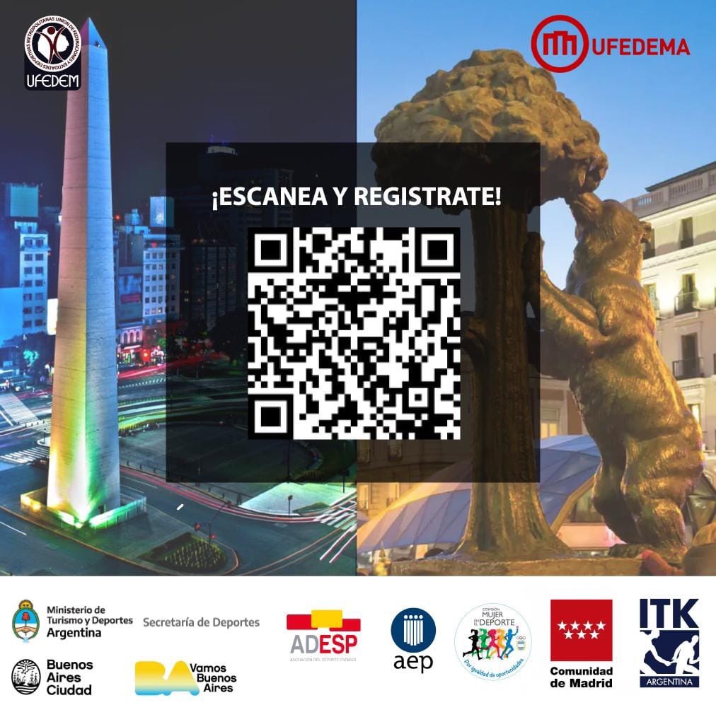 ufedema's tweet photo. ⚠️Seminarios Ciudades Hermanas en el deporte
🇦🇷 🤜🤛 🇪🇸
@ufedema & #Ufedem conjuntamente los invitan a participar de este ciclo de seminarios que unirán la @ComunidadMadrid y la ciudad de @buenosaires #JuntosSaldremosAdelante https://t.co/wd2qQ5Jg9X