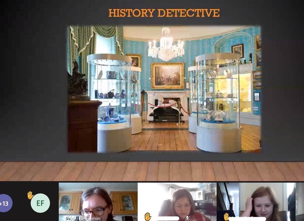 marys_rc's tweet photo. Blwyddyn Tri have thoroughly enjoyed being history detectives exploring and investigating the history of @Cyfarthfa with Ben Price.  What a fantastic virtual session!
#heritageweek
#exploringthepast
#eagertolearn https://t.co/gjpWfEzVUa