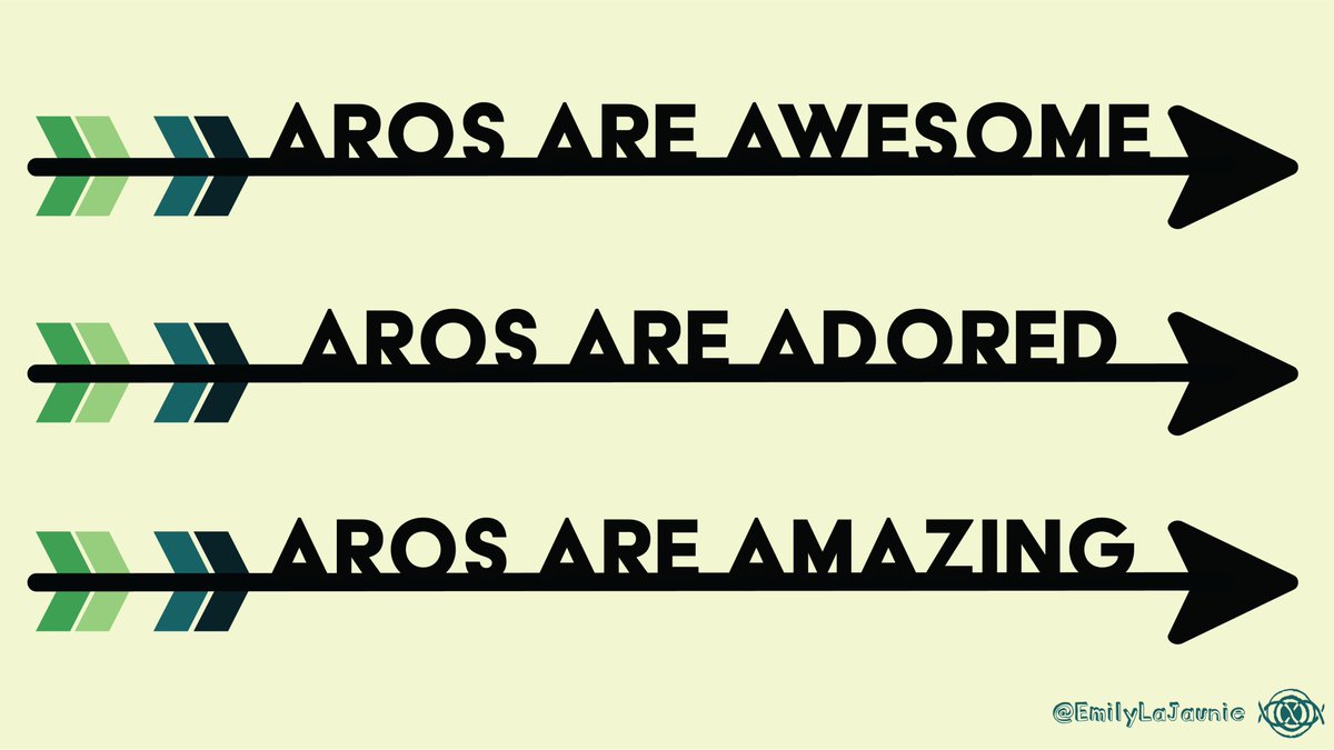 EmilyLaJaunie's tweet photo. #4: Aros Are Awesome
A reminder to all my fellow aros! We are amazing!
#AroPositivity #ArosAreValid #AroWeekCreations #AroCreatives https://t.co/FfsCLNlWmi