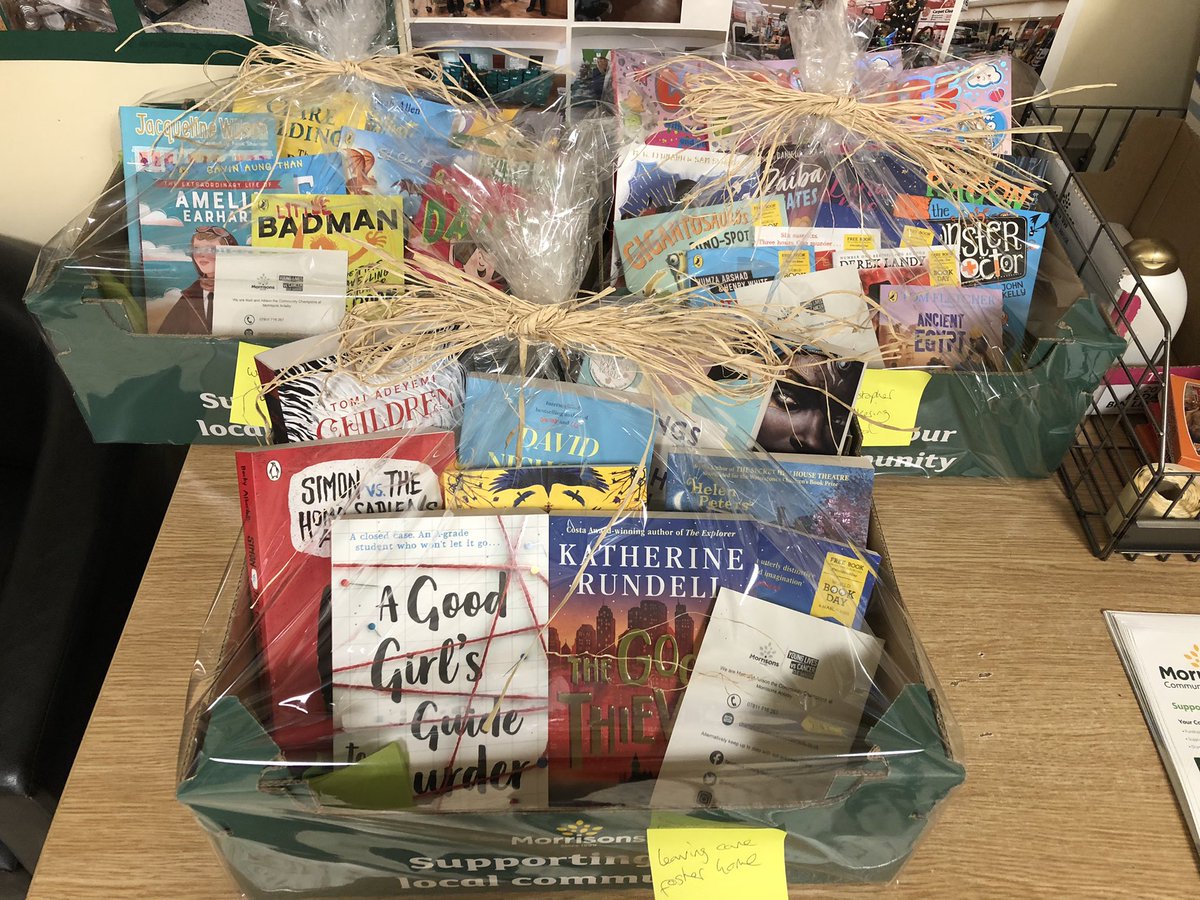 AnlabyChampions's tweet photo. It’s World Book Day on the 4th March. Morrison’s has given us a hamper of books to give to a local school. So us champions then bought a further 2 hampers worth and we will be taking them out tomorrow and early next week to two schools and a end of care foster home! https://t.co/v5V0iiqh8K