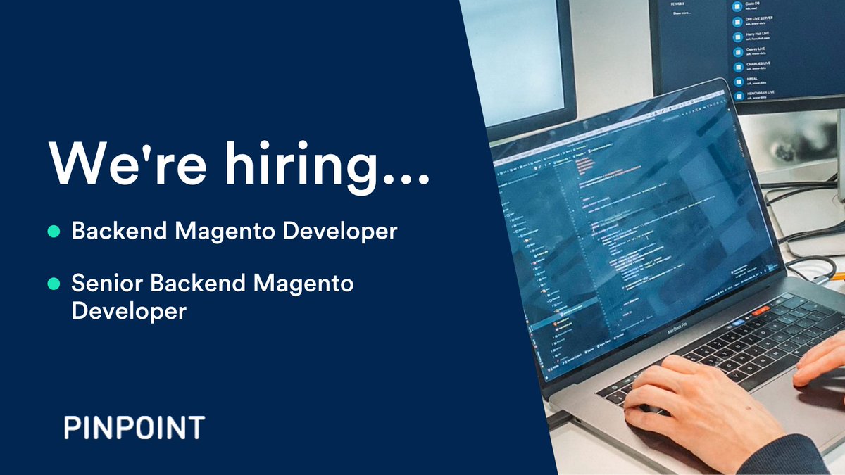 PinpointAgency's tweet photo. #TeamPinpoint is growing! We’re on the lookout for talented and self-motivated Backend Developers to join our team. Could that be you? Find out more about the roles and apply on our website: https://t.co/ZYuikCeTGd  #developerjobs #connectedagency @IDHLGroup https://t.co/zHRb7hdMke