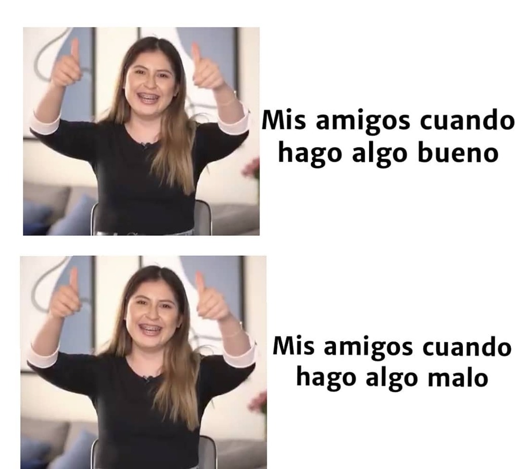 TQFfans's tweet photo. 👍🏼 Apoyando siempre a los amigos...👍🏼#Memesespañol
#Memedeldia 
#Meme
#Humor
#TodosQuierenFama 
#RogerGonzalez https://t.co/TQvEmpcjkO https://t.co/BdbzFoXrO5