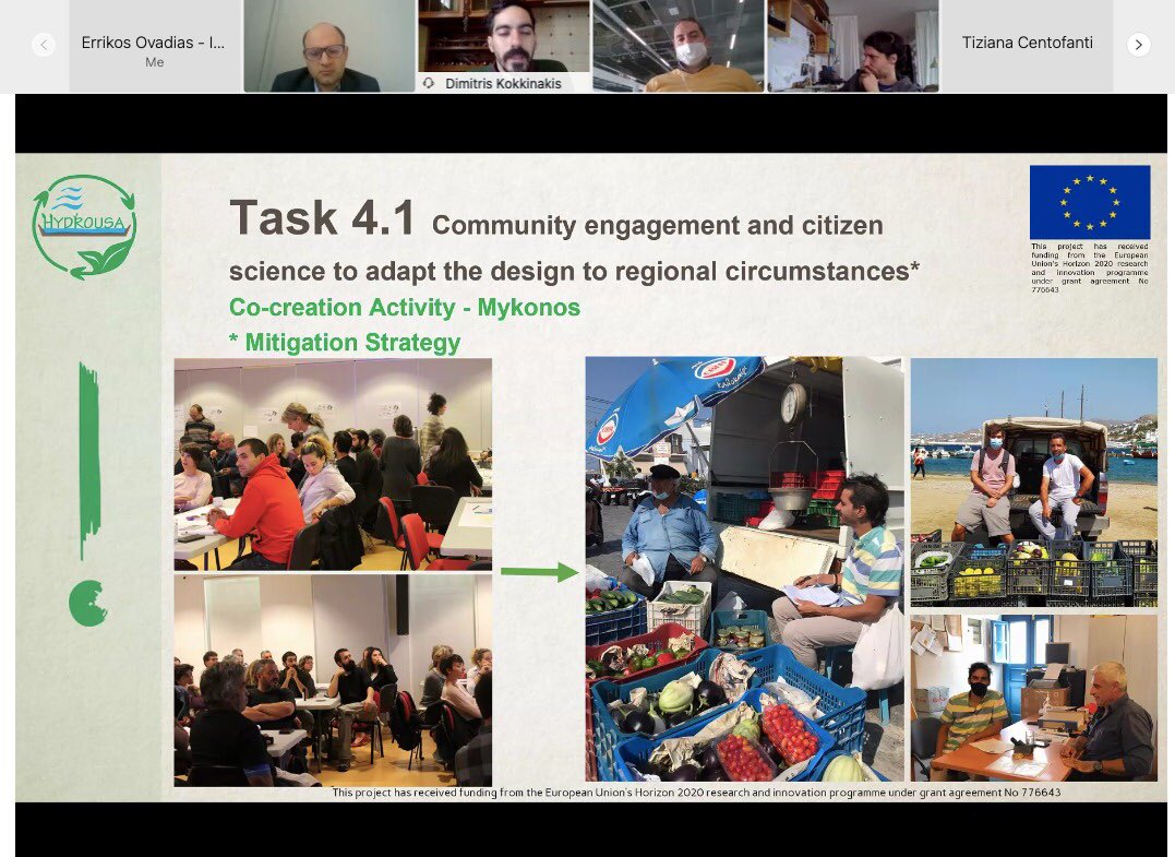 HydrousaProject's tweet photo. 2nd day of #hydrousaproject management meeting with discussions on community engagement and citizen science activities taking place on the islands! #waterallies #circulareconomy https://t.co/dIgusvsJYz