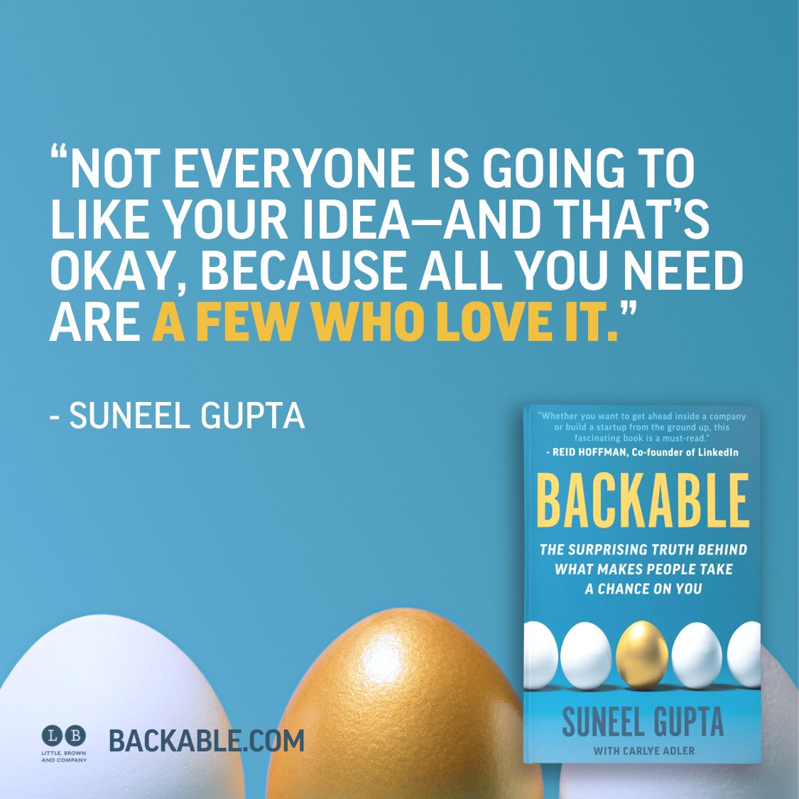 This book is catching fire! So many people are coming out of #COVID wanting to launch new ventures. This book is a great guide, full of pearls of wisdom. #Backable 🔥 🔥 🔥
