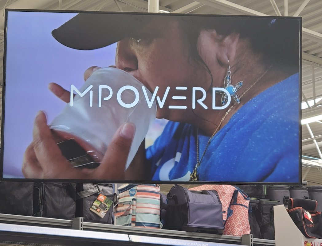 MPOWERDInc's tweet image. Shoppers at a Walmart store can see how our inflatable Luci lights help communities through a video playing in our section. Thank you, @WalmartInc, for letting consumers know that their purchase contributes to initiatives to help those in need.#Walmart #MPOWERD #Lucilights