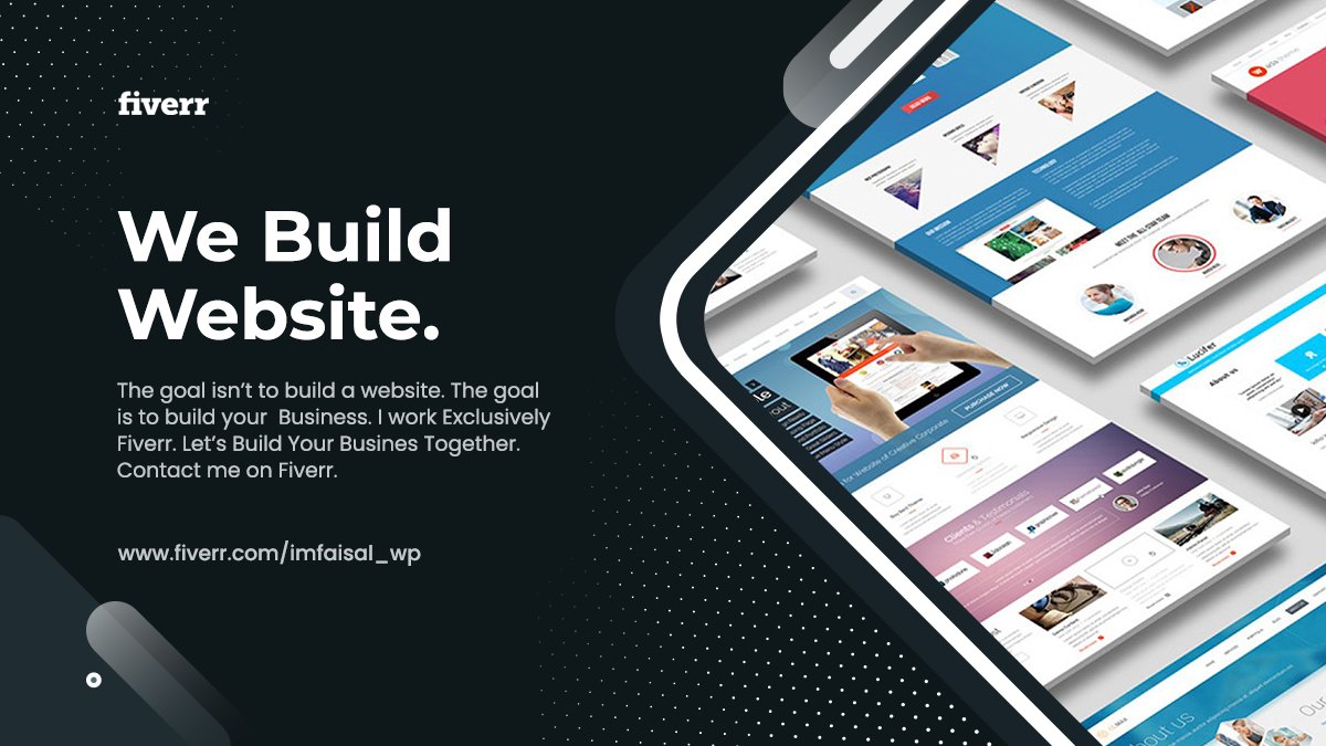 imfaisal_wp's tweet image. _
Don&apos;t have a website or Don&apos;t have a Great Website.

#Fiverr Can help you. 
fiverr.com/imfaisal_wp
more in Bio @imfaisal_wp 

#Impfpass #Grand8 #thursdayvibes
#webdesign #websitedesign #website #webdevelopment #marketing #webdesigner #branding #seo #websitedesign #webdeveloper