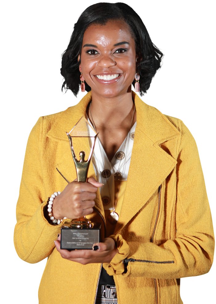 #TBT2021 @KionaSinks, #KC emerging, energizing leader, received 2020 Gold @TheStevieAwards for Multicultural Communications Campaign., Community Engagement Manager @NLBMuseumKC, offers vital consulting services through kionasinks.com #Diverstiy #Communications #Award