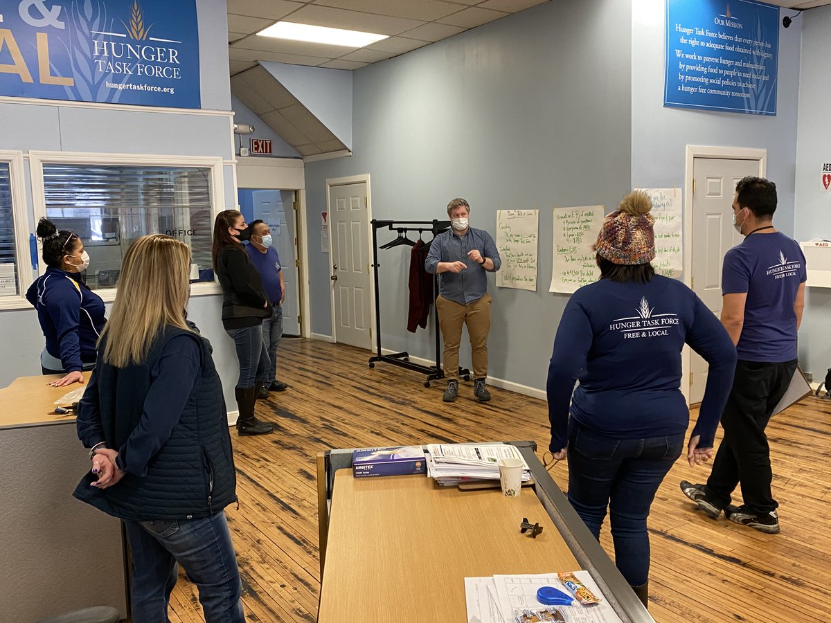 hungertaskforce's tweet photo. This week our outreach team will talk to nearly 1,000 people about the power of #SNAP and supports to the program. So every week we train ourselves to ensure we're providing the best, most up-to-date information to Wisconsin's hungry families. #SNAPworks #ThisIsSNAP https://t.co/DVFDcGWN8b