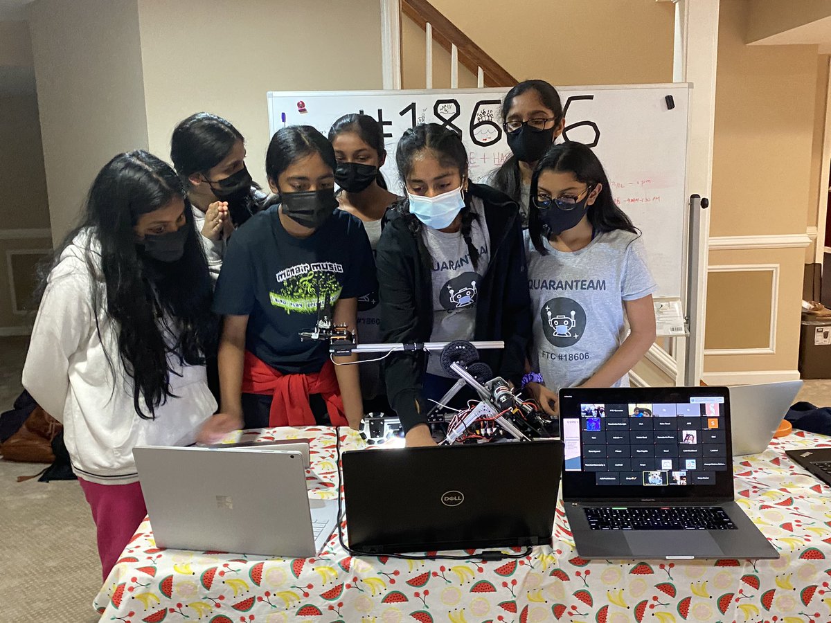 quarantm's tweet photo. Online outreach to FLL Kids around USA Via Zoom https://t.co/9bRHGPYUSj
