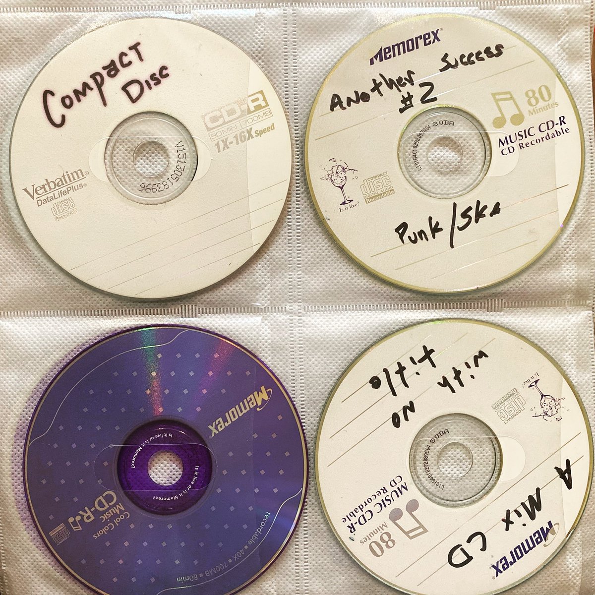 BotheringBand's tweet photo. #tbt to mix CDs!!! Ya never know, maybe one of the artists on your old #MixCDs might end up on #BotheringtheBand! https://t.co/uy7sSU31XF