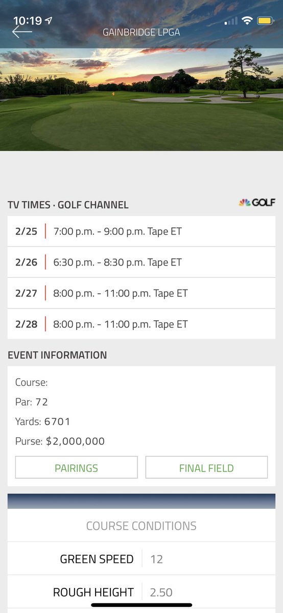 rustylocks13's tweet image. How awful are these tv times for the @LPGA event this week?? First event back in about a month, first event @ANNIKA59 is playing in, in years, yet we’re showing it from 8-11PM?! Talk about growing the game @GolfChannel 🤦🏼‍♀️🤦🏼‍♀️🤦🏼‍♀️