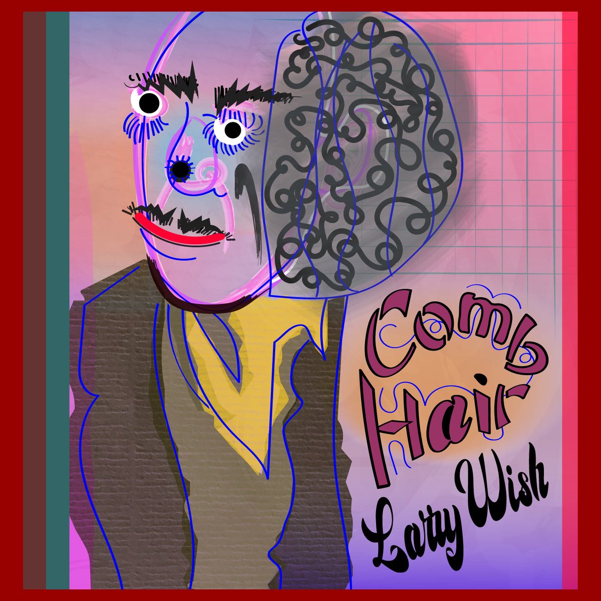 larrywishworld's tweet photo. 🥳 COMB HAIR is out today on @bumpylabel 🤡! It's one of the most circus-y albums I've made, so grab some peanuts and give it a listen wherever you enjoy hearing music! 🎶 You can buy a tape on my Bandcamp, but be careful because they're really good! 😱😊

https://t.co/Dc534FvYCd https://t.co/UZWMRNiO9x