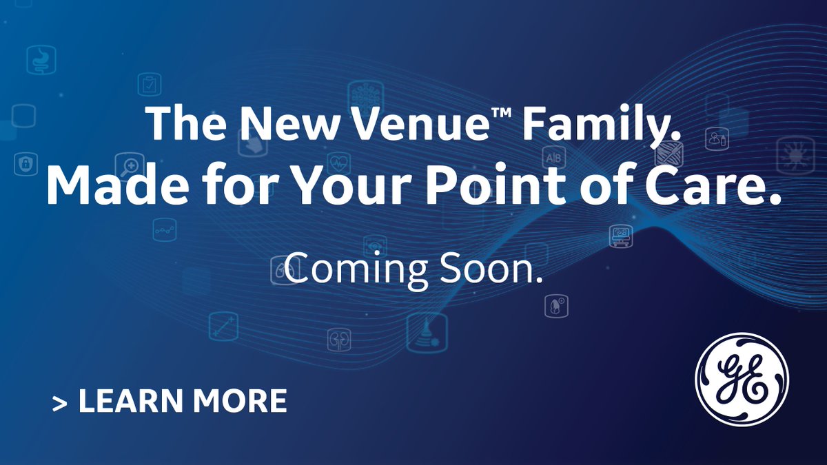 We´re expanding our family! 
The AI-enabled family of Point of Care Ultrasound systems, made for Your Point of Care.
Want to know more? bit.ly/3uvpTLF
Pre-register and be one of the first to discover.
bit.ly/3uvpTLF

#GEVenue #POCUS #PeriopPOCUS #LUS #echofirst