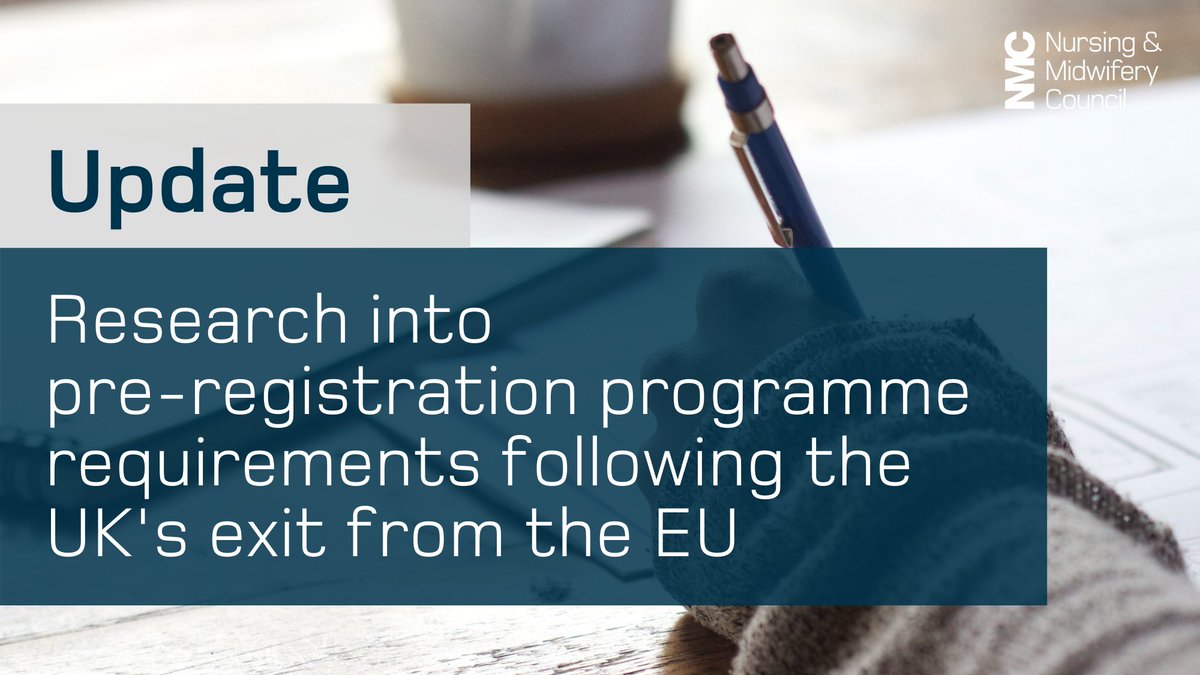 Following the UK's exit from the EU, we are no longer required to include EU Directive requirements in our education standards.

These requirements continue to underpin our standards, but we have now commissioned independent research to explore whether we should make any changes.