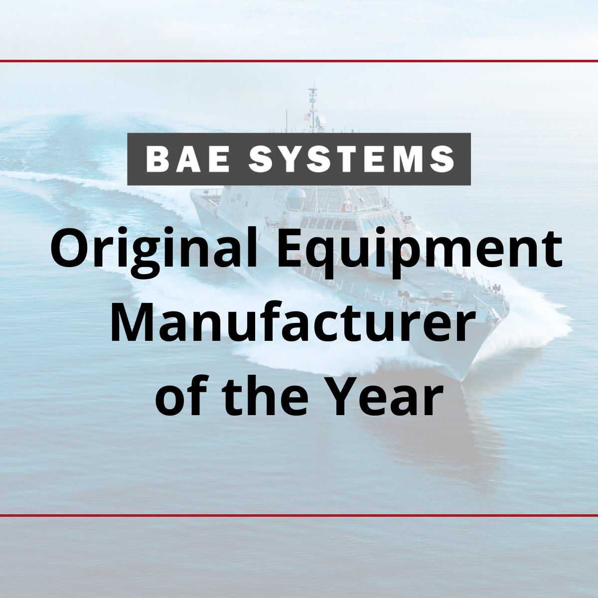 Fairbanks Morse is proud to be selected as <a href="/BAESystemsInc/">BAE Systems, Inc.</a> Ship Repair Original Equipment Manufacturer (OEM) of the Year! We are honored by the recognition, and we couldn’t have achieved this without our phenomenal team. #Award #OEM #PoweringTheWorldForward