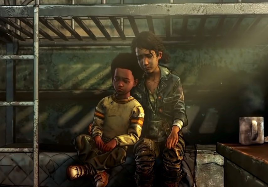 Gamer_Girl_149's tweet photo. The best duo in The Final Season. 

Clem and AJ 🧡 https://t.co/2TkaVslbAv