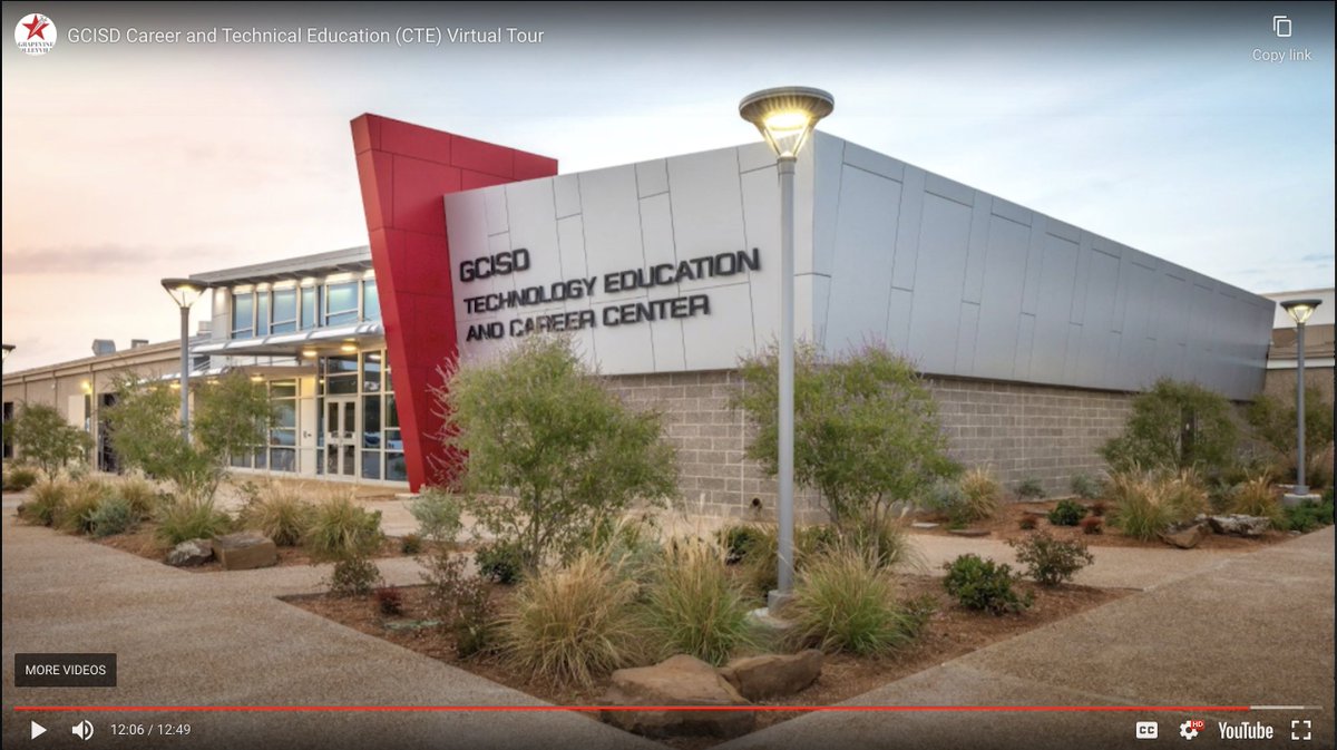 Want to learn more about Grapevine-Colleyville ISD's Career and Technical Education Center and its programs? As part of CTE Month, watch our virtual tour! youtu.be/ShIR6X8YvNg