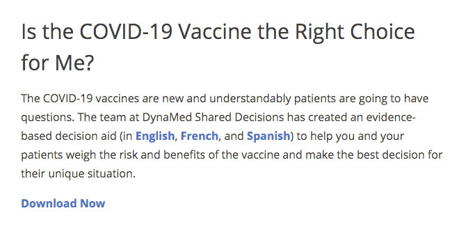 glynelwyn's tweet photo. #COVIDVaccine #optiongrid now open access in Spanish and French as well as English. Let your colleagues know https://t.co/MPlHujkKxJ