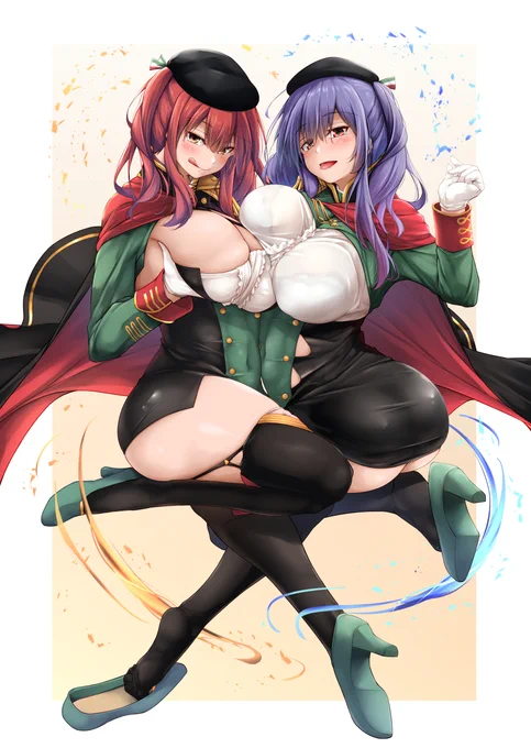 ザラ&amp;ポーラ
#アズールレーン #ザラ #ポーラ 