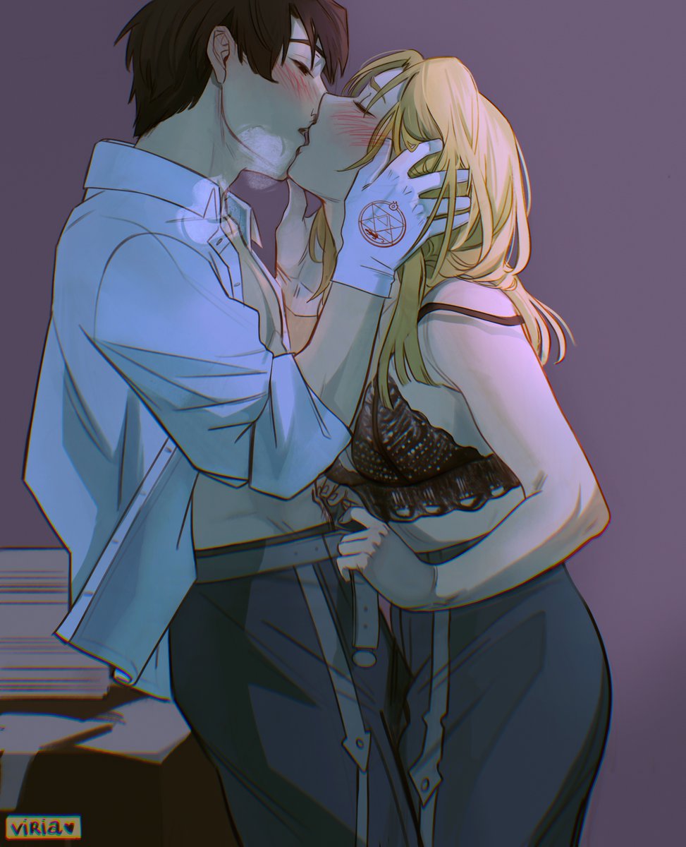 viria13's tweet image. 🔞mild NSFW warning!🔞

heat 

#nsfw #royai #roymustang #rizahawkeye #fma #fmab #fullmetalalchemist #FullmetalAlchemistBrotherhood #art