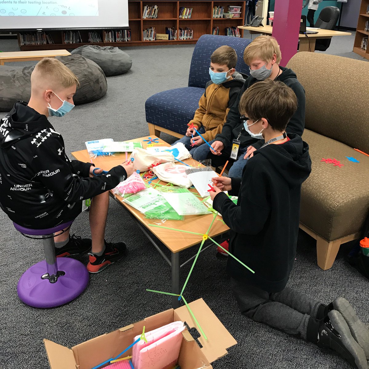 PVMustangs's tweet photo. The #Strawbees group was working again this morning!!! #ncms #ncms_eagles #ncisdmakerspaces https://t.co/kL56exh2pK