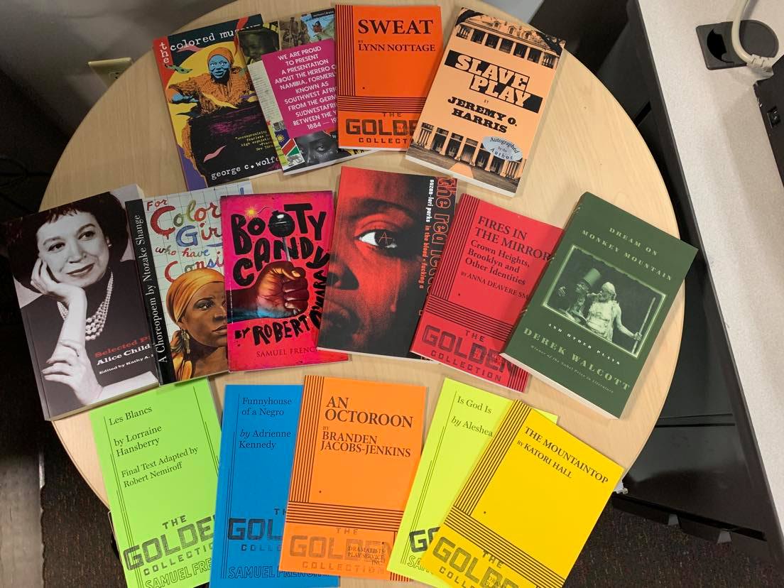 KanawhaLibrary's tweet photo. @KanawhaLibrary is honored to be a recipient of #TheGoldenCollection, a project from the makers of SLAVE PLAY by Jeremy O. Harris, donating plays by Black playwrights to libraries, community centers, theater groups, and universities throughout the country. #librarycard #kcplwv https://t.co/it0jk5PqVV