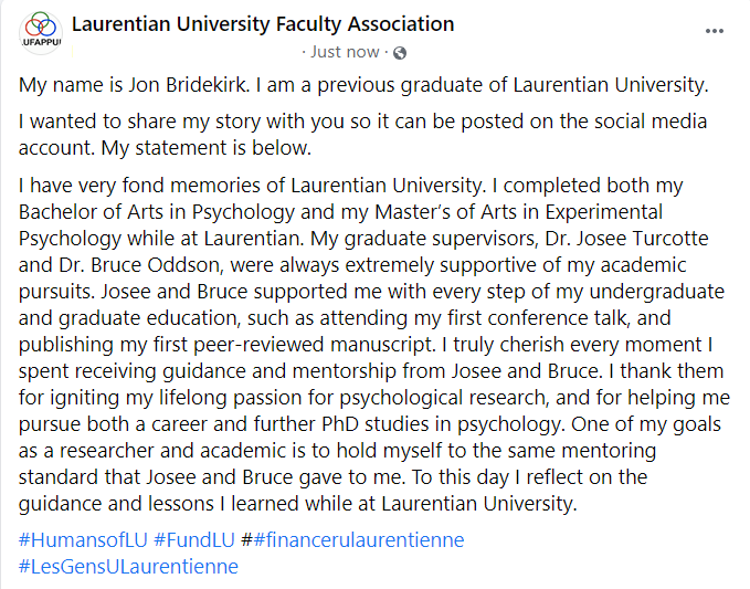 lufappul's tweet image. #FundLU #HumansofLU