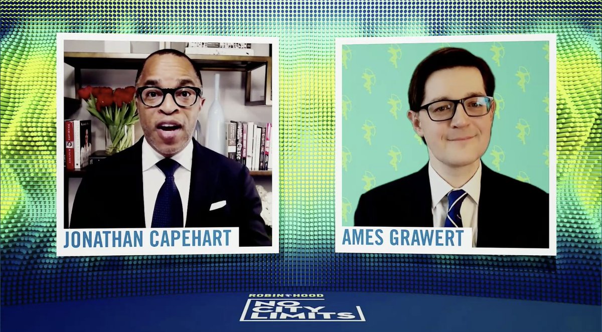 RobinHoodNYC's tweet photo. Tune in now to #NoCityLimits now to hear @AmesCG discuss these important findings with @CapehartJ: https://t.co/AgLjwB8ny9 https://t.co/sHtZeyCYeh