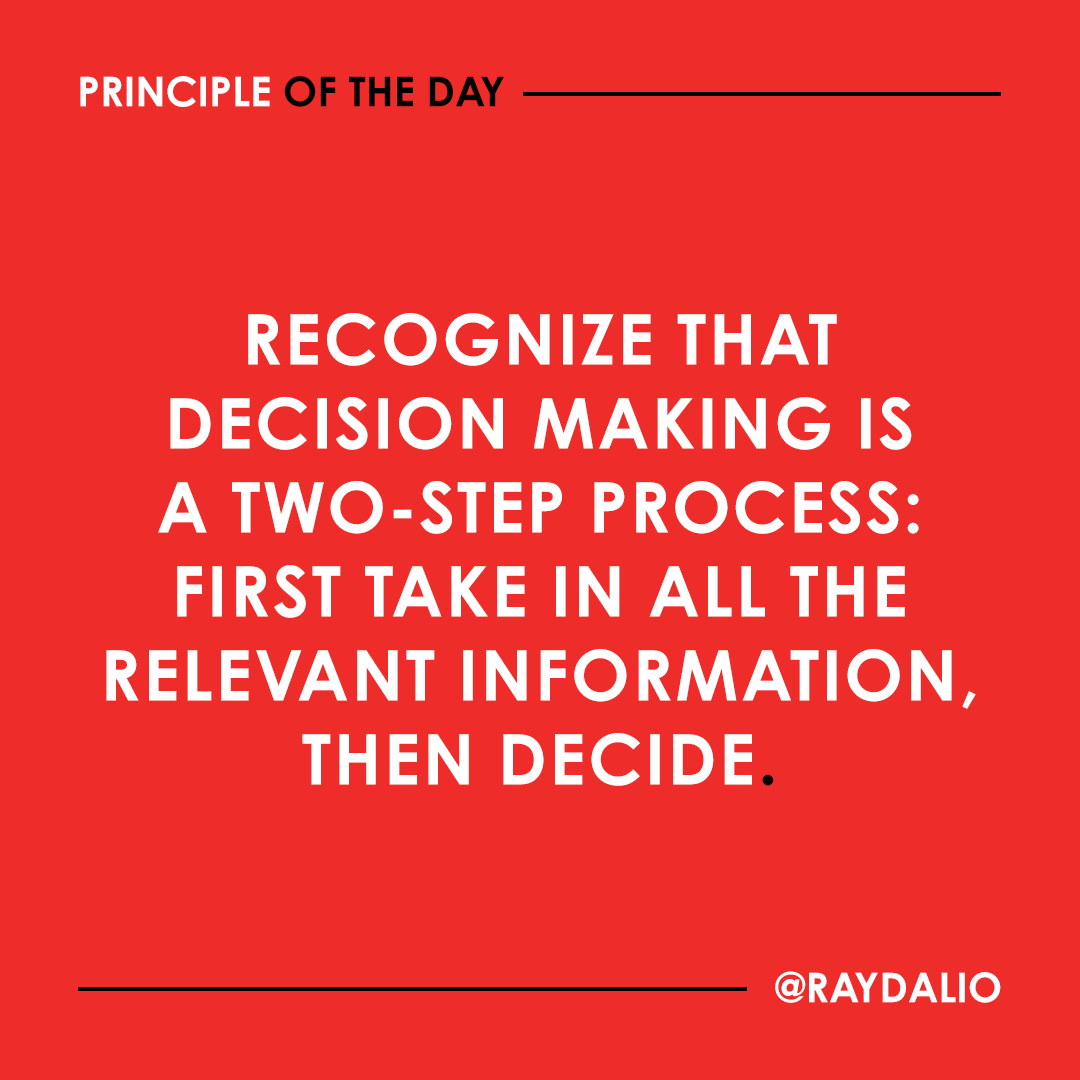 RayDalio's tweet photo. Most people are reluctant to take in information that is inconsistent with what they have already concluded. When I ask why, a common answer is: "I want to make up my own mind." (1/3) https://t.co/3WYPjAPnTF